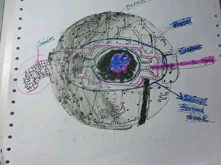 Spaceship Sketch 2